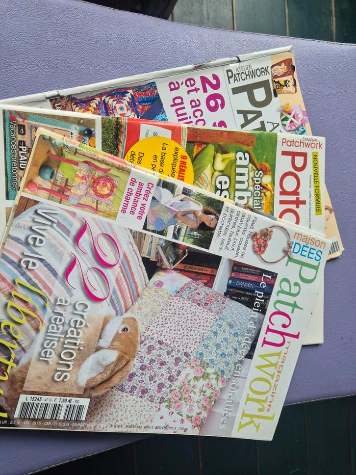Patchwork Tijdschriften - Franse Creatieve Inspiratie, Boeken, Hobby en Vrije tijd, Gelezen, Borduren en Naaien, Ophalen of Verzenden