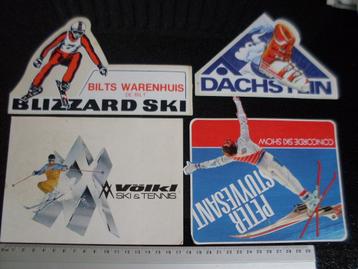 115x sticker ski merken bedrijven vintage partij veel beschikbaar voor biedingen
