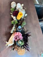 Opgemaakte schaal met herfst decoratie, Huis en Inrichting, Woonaccessoires | Kransen, Ophalen, Zo goed als nieuw