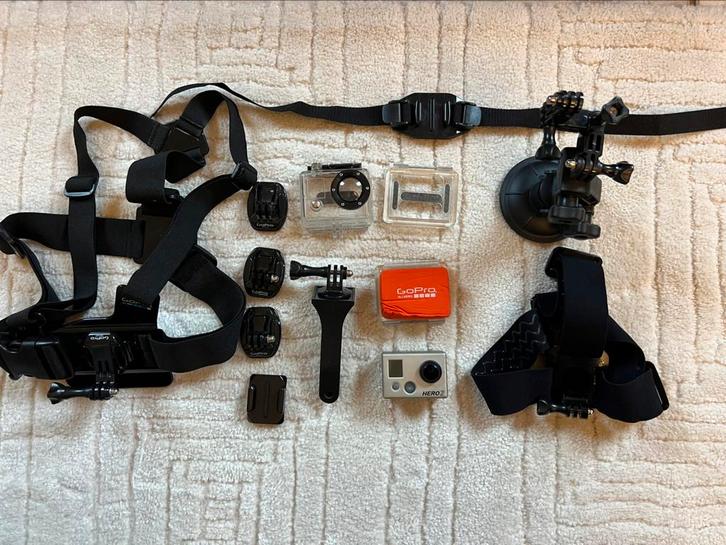 GoPro Hero 2 + Accessories, Audio, Tv en Foto, Actiecamera's, Gebruikt, GoPro, Ophalen of Verzenden
