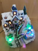 Kerstdorp / Kerst tafereel met verlichting en beweging, Diversen, Kerst, ., Ophalen of Verzenden, Zo goed als nieuw, .