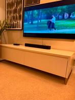 Gratis af te halen - West Elm - Wit tv meubel., Huis en Inrichting, Ophalen, Gebruikt, 100 tot 150 cm, Minder dan 100 cm