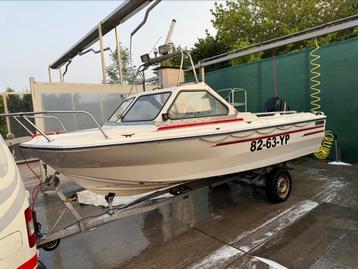 Beekman boot 70pk met trailer beschikbaar voor biedingen