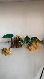 Dino speel set Playmobil triceratops, Kinderen en Baby's, Speelgoed | Playmobil, Complete set, Ophalen of Verzenden, Zo goed als nieuw