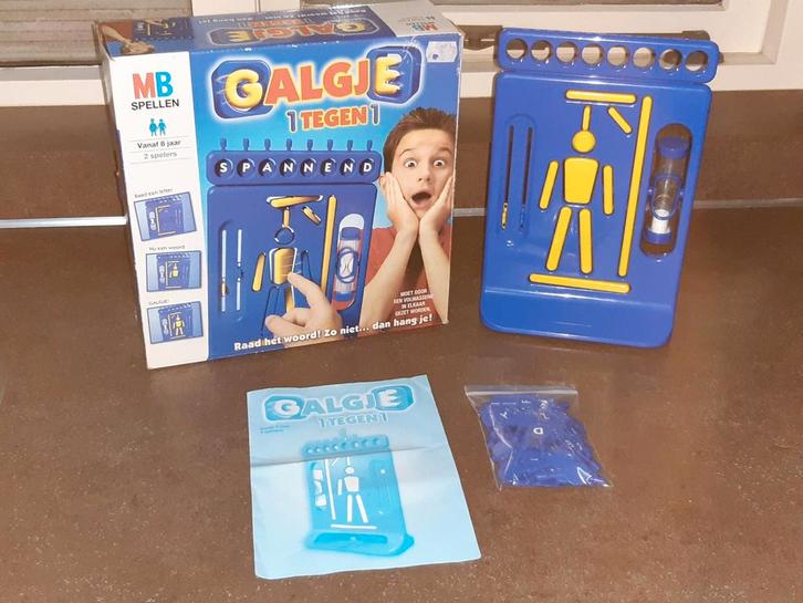 Galgje 1 tegen 1 uitmuntende staat 2011 MB, Hobby en Vrije tijd, Gezelschapsspellen | Bordspellen, Zo goed als nieuw, Ophalen of Verzenden