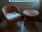 Rotanset stoel, tafel, ladenkast ophalen Doetinchem, Ophalen, Zo goed als nieuw, Eén
