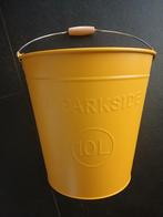 Parkside Emmer - Geel - 10L, Ophalen of Verzenden, Gebruikt, IJzer, Met handgreep