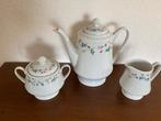 Summer Fruit China, theepot, melkkan,suikerpot, Ophalen of Verzenden