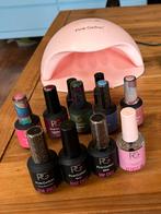 Pink Gellac Set met Lamp, Ophalen of Verzenden, Zo goed als nieuw, Roze, Handen en Nagels