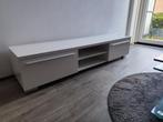 Witte Hoogglans TV-Meubel / Dressoir (180 cm breed), Ophalen, Overige materialen, 150 tot 200 cm, Zo goed als nieuw