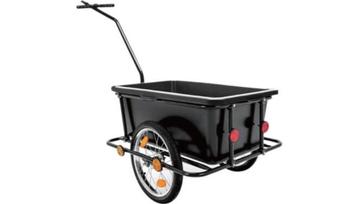 Fietskar en handkar Afm:ca:155x73x92 cm,bak:ca.78x49x31,5 cm beschikbaar voor biedingen