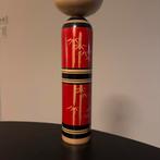 Vintage Japanse Kokeshi pop – 37 cm – Naruko– rood bamboe, Ophalen of Verzenden