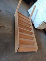 Eiken trap 160 hoog, Doe-het-zelf en Verbouw, Ladders en Trappen, Ophalen, Zo goed als nieuw, 2 tot 4 meter