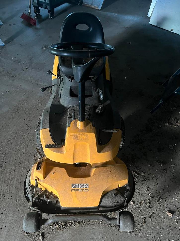 Stiga Primo Zitmaaier - Gebruikt, Tuin en Terras, Zitmaaiers, Gebruikt, Minder dan 90 cm, Opvangzak, Ophalen