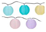 Solar Lampionnenslinger - 240 CM 10 LEDS - lampjes, Huis en Inrichting, Ophalen of Verzenden, Zo goed als nieuw