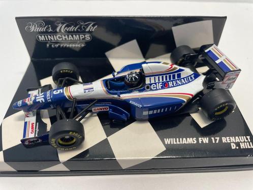 Williams Renault FW17 D. Hill 1995, Verzamelen, Automerken, Motoren en Formule 1, Zo goed als nieuw, Auto's, Ophalen of Verzenden