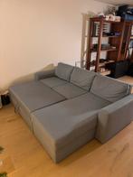 Grijze hoekbank met opbergruimte IKEA, Huis en Inrichting, Ophalen, Zo goed als nieuw, Stof