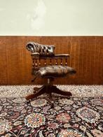 Engels Klassiek Chesterfield Bureaustoel, Antiek en Kunst, Ophalen