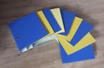blauwe en gele ordners, Ophalen, Gebruikt