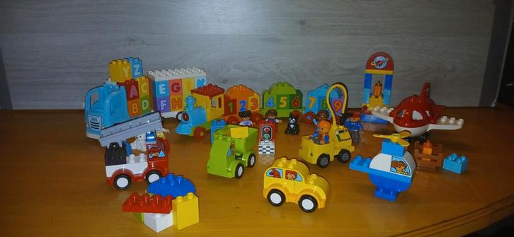 Duplo voertuigenset 05, Kinderen en Baby's, Speelgoed | Duplo en Lego, Zo goed als nieuw, Duplo, Complete set, Ophalen of Verzenden