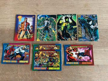 Gave vintage Spiderman game cards 1992/1993 beschikbaar voor biedingen