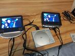 Technika draagbare dvd speler met  2 LCD Schermen, Audio, Tv en Foto, Dvd-spelers, Gebruikt, Draagbaar, Ophalen of Verzenden, Overige merken