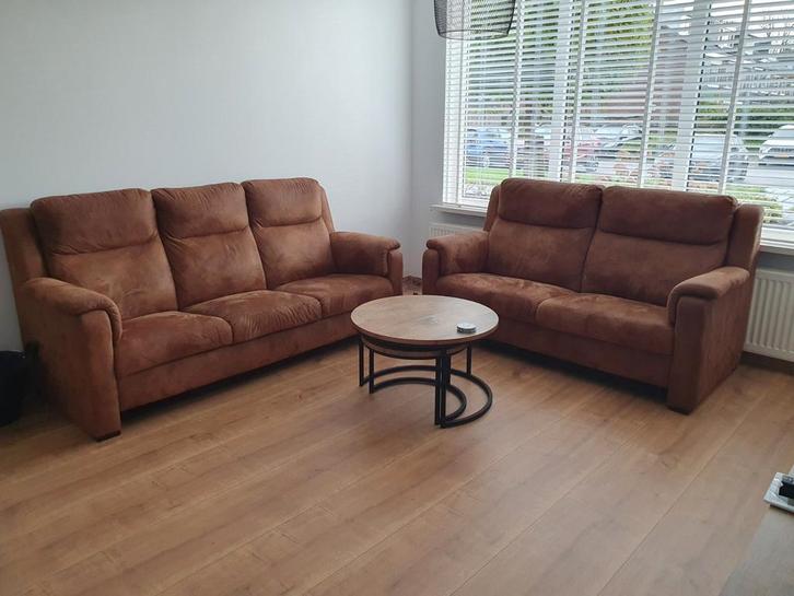 MOOIE BANKSTEL TE KOOP 3 PLUS 2.5 ZITS, Huis en Inrichting, Banken | Complete zithoeken, Ophalen