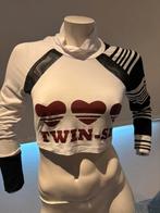 Twinset kort shirt maat xs, Kleding | Dames, Twinset, Wit, Ophalen of Verzenden, Zo goed als nieuw