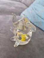 Glazen olifant, Antiek en Kunst, Ophalen of Verzenden