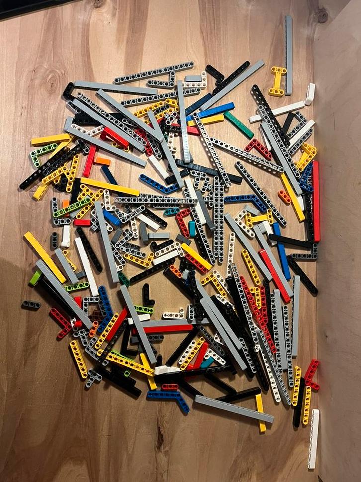 010 - Lego Partij/Lot Technic Armen / Balken, Kinderen en Baby's, Speelgoed | Duplo en Lego, Gebruikt, Lego, Losse stenen, Ophalen of Verzenden