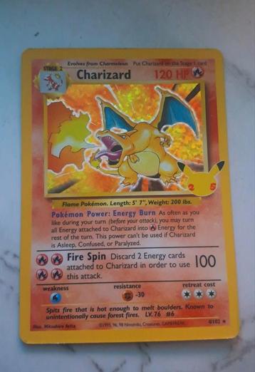 Charizard Celebration - Zeldzame Pokémon kaart! beschikbaar voor biedingen