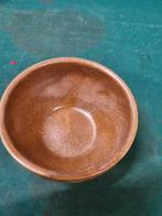 schaaltje 2x bruin aardewerk vintage gemerkt, Antiek en Kunst, Ophalen of Verzenden