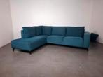 Moderne Hoekbank Aqua blauw | GRATIS BEZORGING | Gereinigd, Huis en Inrichting, 250 tot 300 cm, Hoekbank, Ophalen of Verzenden