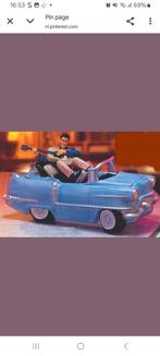 Elvis Presley Koektrommel in Auto - Roze of Blauw, Verzamelen, Beelden en Beeldjes, Ophalen of Verzenden, Gebruikt, Overige typen
