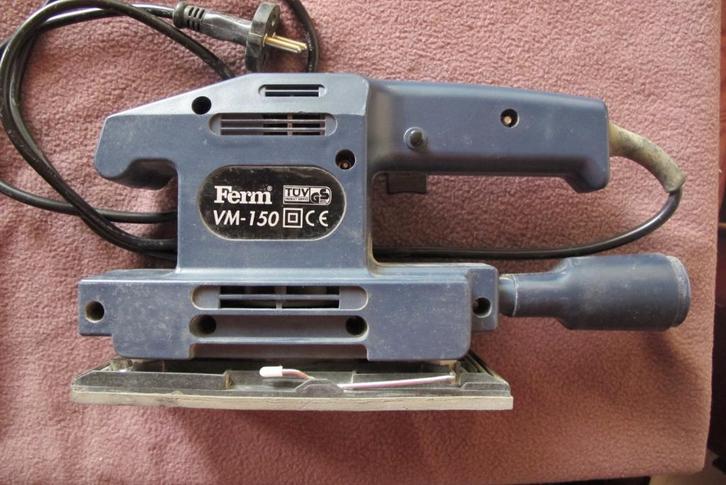 Ferm schuurmachine, 150 watt, Doe-het-zelf en Verbouw, Gereedschap | Schuurmachines, Gebruikt, Vlakschuurmachine, Minder dan 600 watt