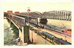 963644	Rotterdam	Maasbruggen	Maas Brug tram	1956	Gelopen met, Ophalen of Verzenden, 1940 tot 1960, Gelopen, Zuid-Holland
