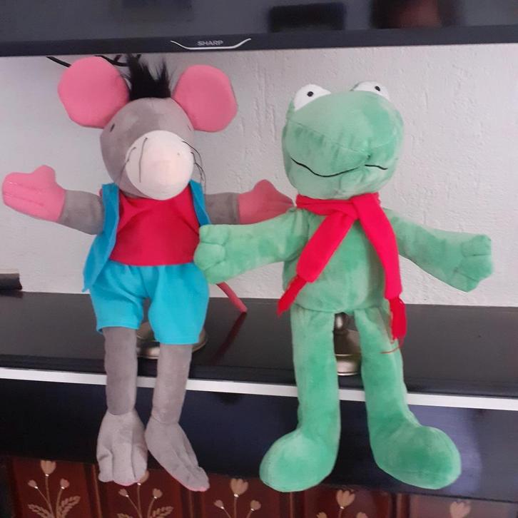 Max Velthuijs handpoppen poppenkastpoppen, Verzamelen, Poppen, Zo goed als nieuw, Pop, Ophalen of Verzenden
