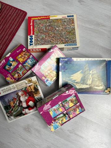 Puzzelcollectie - Disney, Kerst, Zee - 1000 stukjes beschikbaar voor biedingen