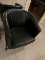 Fauteuil, Huis en Inrichting, Ophalen, Gebruikt, 50 tot 75 cm, Leer