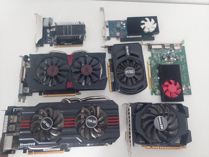 NVIDIA/AMD Videokaarten te koop!, Computers en Software, Videokaarten, Gebruikt, Nvidia, PCI-Express 3.0, GDDR5, HDMI, DVI, VGA