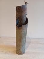 Franse 75mm DEC huls bodemvondst, Verzamelen, Ophalen of Verzenden, Landmacht, Overige gebieden, Hulzen of Bodemvondsten