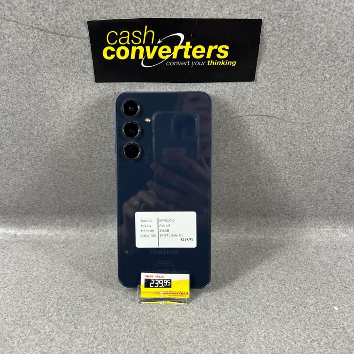 Samsung A55 - 5G | 256GB SSD | blauw | lader | 393515, Telecommunicatie, Mobiele telefoons | Samsung, Gebruikt, Galaxy A, 256 GB
