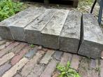 Opsluitbanden graniet grijs 50x12x12, Tuin en Terras, Tegels en Klinkers, Ophalen, Gebruikt, Overige typen, Gestraald