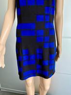 H132 Claudia Strater maat 36=S jurk jurkje blauw/zwart, Kleding | Dames, Jurken, Blauw, Ophalen of Verzenden, Zo goed als nieuw