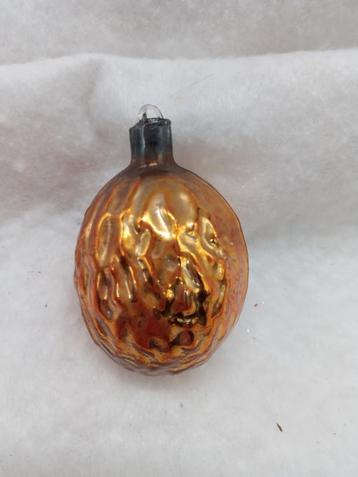 Ajeko kerstbal - noot - goud beschikbaar voor biedingen