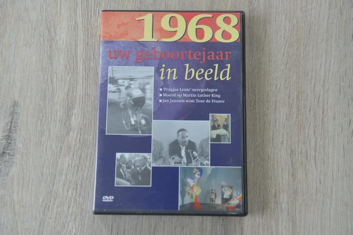 UW GEBOORTEJAAR IN BEELD -- 1968, Cd's en Dvd's, Dvd's | Documentaire en Educatief, Zo goed als nieuw, Alle leeftijden, Verzenden