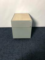 1 x Gispen ladeblok, aluminium, 2 lades, Huis en Inrichting, Kasten | Ladekasten, Ophalen, Minder dan 50 cm, Gebruikt, 3 of 4 laden