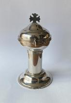 Vroeg 18e eeuws zilveren Chrismatorium/pyxis, 1700-1720, Antiek en Kunst, Ophalen of Verzenden, Zilver