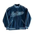 Supreme x Playboy FW17 Varsity Jacket, Kleding | Heren, Zwart, Ophalen of Verzenden, Zo goed als nieuw, Maat 46 (S) of kleiner