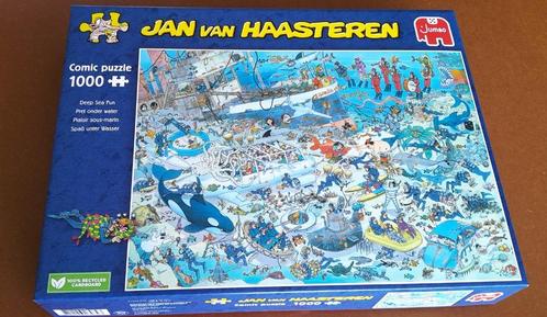 Te koop: Pret onder water puzzel van Jan van Haasteren, Hobby en Vrije tijd, Denksport en Puzzels, Zo goed als nieuw, Legpuzzel
